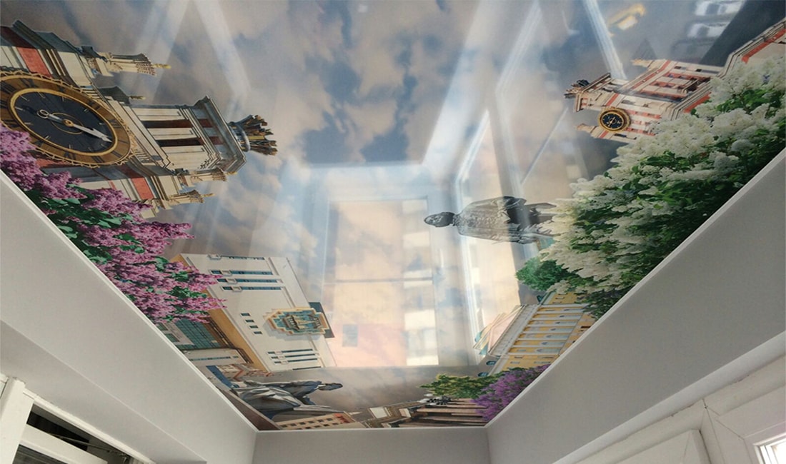 Натяжной потолок 3Д 0