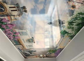 натяжные потолки 3d