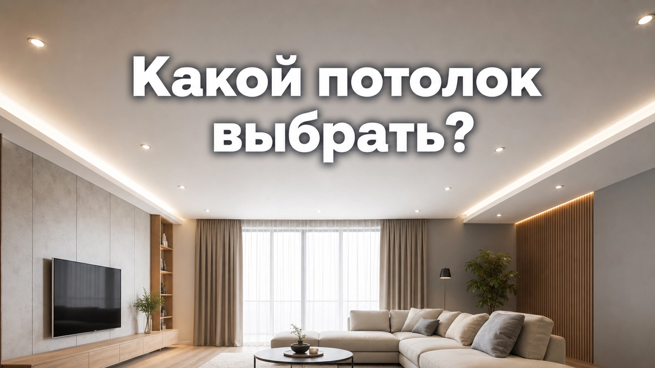 Виды и фактуры натяжных потолков